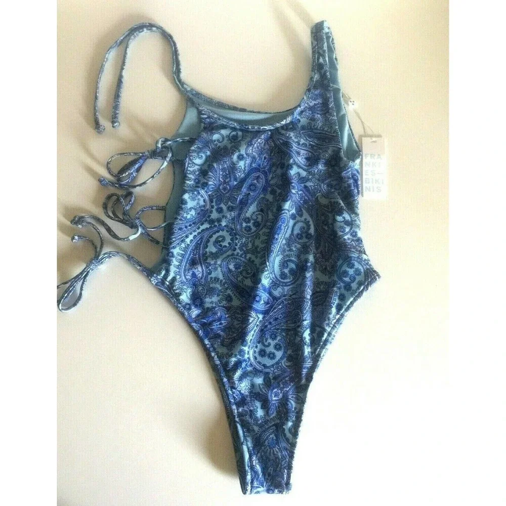 NWT Frankies Bikini Honey Shine One Piece Swimsuit